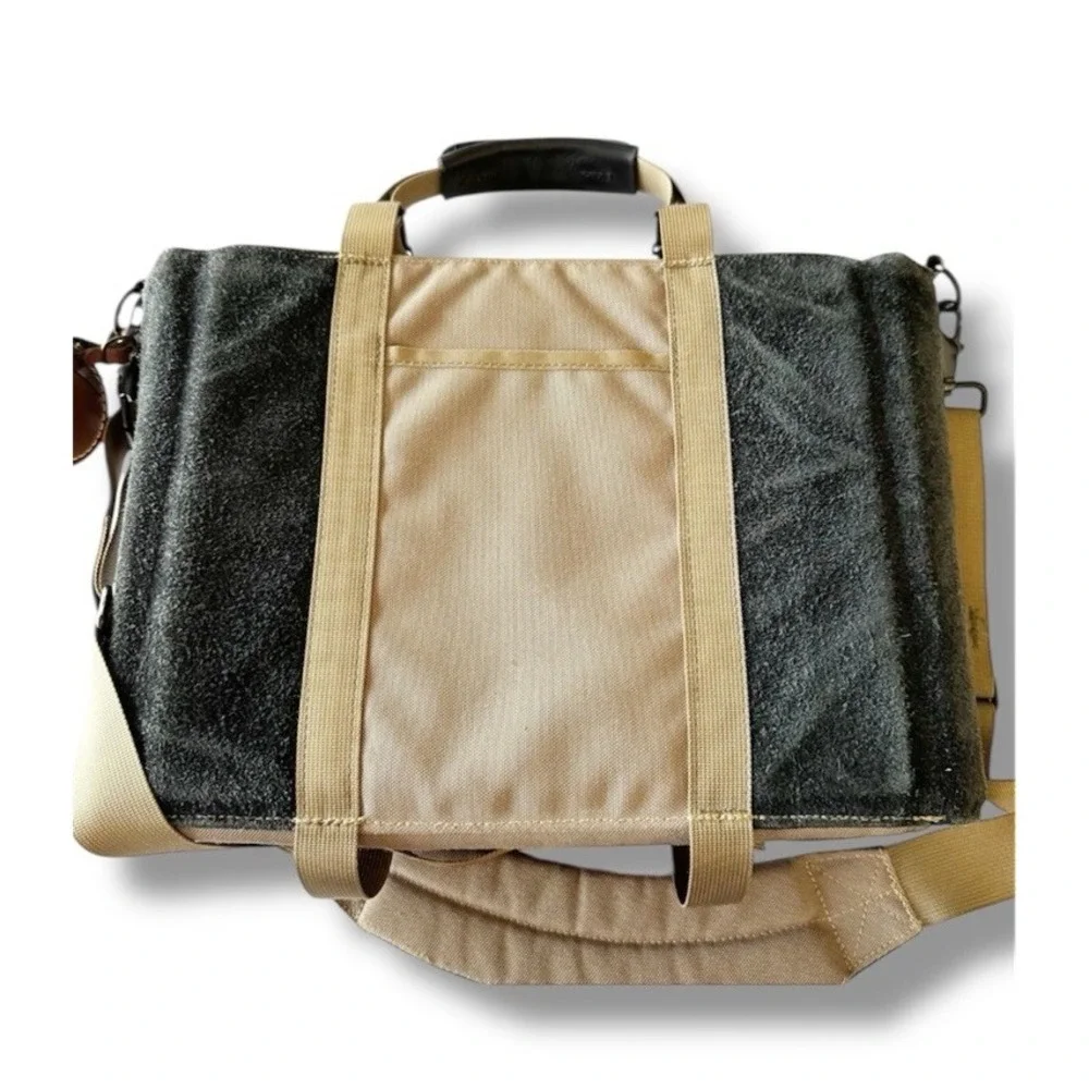 Shaun Jackson Design Khaki Lapdog Laptop Bag Mobile Workstation Work On The Go